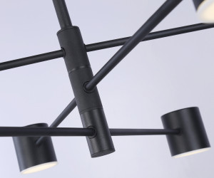 FL51712/6 BK черный 3000K/4200K/6400K 29W D700*800 (Без ПДУ)