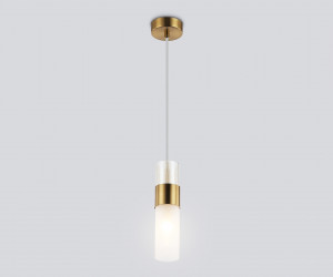 LH55111 BS/FR/TI латунь/белый матовый/янтарь E14 max 40W D55*1500