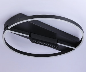 FL51460/1+1 BK черный 72W 3000K-6400K+4200K D600*110 (ПДУ РАДИО 2.4G)