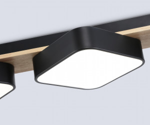 FL4878/3 BK/WD черный/дерево 54W 3000-6000K 680*200*70 (без ПДУ)