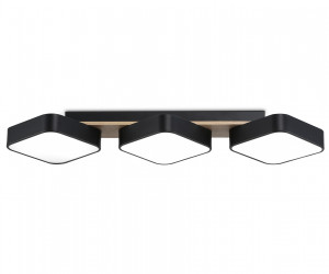 FL4878/3 BK/WD черный/дерево 54W 3000-6000K 680*200*70 (без ПДУ)