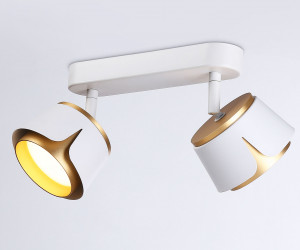 TN71229/2 WH/GD белый/золото GX53/2 220*100*147