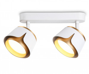 TN71229/2 WH/GD белый/золото GX53/2 220*100*147