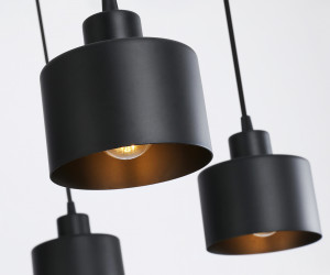 TR8132/6 BK черный E27*6 max 40W D700*800