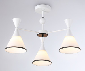 TR3164/3 WH/BK белый/черный E27/3 max 60W D580*380