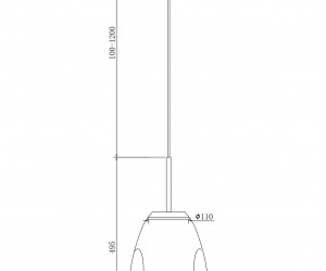 Подвесной светильник Maytoni P013PL-01G