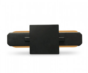 GL7066 BK черный коннектор прямой однофазный для соединения трековых шинопроводов