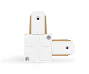 GL7070 WH белый коннектор угловой однофазный для соединения трековых шинопроводов