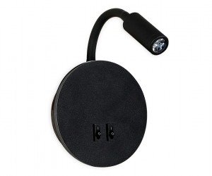 FW296 SBK черный песок LED 6400К+4200K 6W+3W D150*163