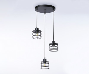 TR8081/3 BK черный E27*3 max 40W D372*1170