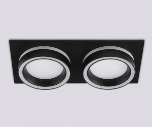 TN52424/2 BK/FR черный/белый матовый GX53 max 12W 210*105*45