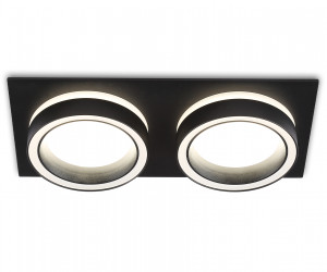 TN52424/2 BK/FR черный/белый матовый GX53 max 12W 210*105*45