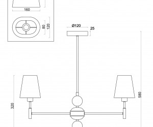 Люстра Freya FR2028PL-03N