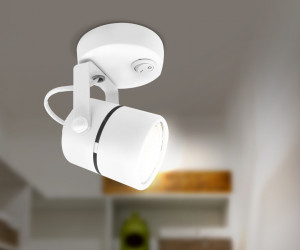 TA100 WH белый GU10 D80*130*D60