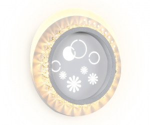 FA272 WH/GR белый/серый LED 3000K+6400K 24W 200*180*50