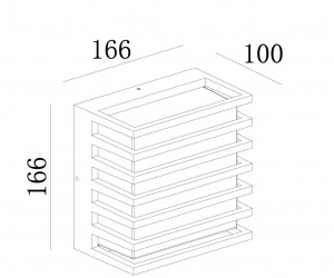 Настенный светильник (бра) Outdoor O020WL-L10B4K