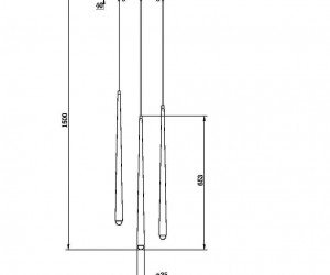 Подвесной светильник Maytoni MOD132PL-L18BSK