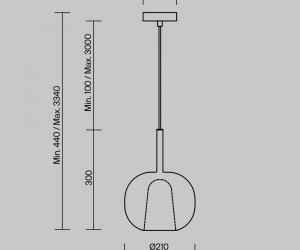Подвесной светильник Maytoni MOD271PL-01W2