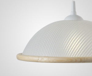 Подвесной светильник PL-010-1P-400 WT+Wood 000061871