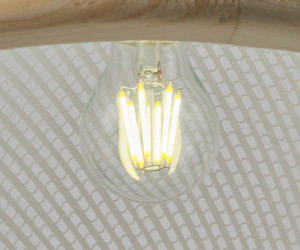 Подвесной светильник PL-010-1P-400 WT+Wood 000061871