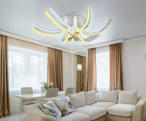 FL146/6 WH белый 84W 3000K/6400K 620*620*170 (ПДУ РАДИО 2.4)