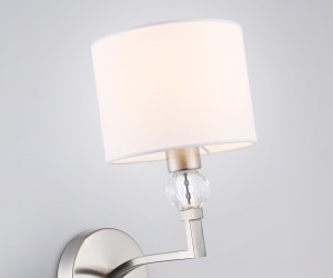 LH71125 SN/WH никель/белый E14 max 40W 220*140*250