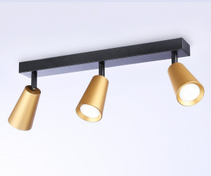 TA13151/3 BK/GD черный/золото GU10/3 max 12W 445*60*130