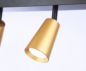 TA13151/3 BK/GD черный/золото GU10/3 max 12W 445*60*130