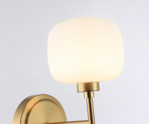 LH53021 BS/FR латунь/белый матовый G9 max 40W 195*120*230