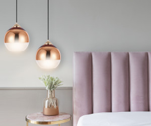 TR3603 CP/CL медь/прозрачный E27 max 40W D200*1000