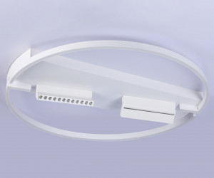 FL51461/1+2 WH белый 106W 3000K-6400K+4200K D800*110 (ПДУ РАДИО 2.4G)