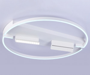 FL51461/1+2 WH белый 106W 3000K-6400K+4200K D800*110 (ПДУ РАДИО 2.4G)