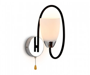 TR3134 BK/CH черный/хром E27 max 40W 320*100*230