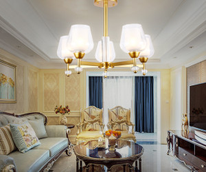 TR3154/5 GD/CL золото/прозрачный E27/5 max 40W D630*460