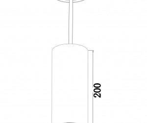 Подвесной светильник Technical P071PL-L12W4K