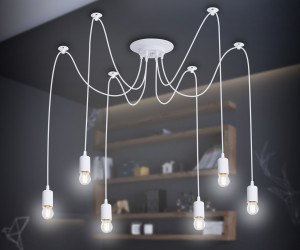 TR8177/6 WH белый E27*6 max 40W D630*910