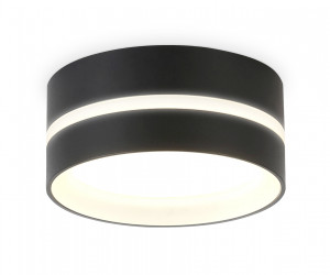 TN5389 SBK/FR черный песок/белый матовый GX53 IP44 D85*41