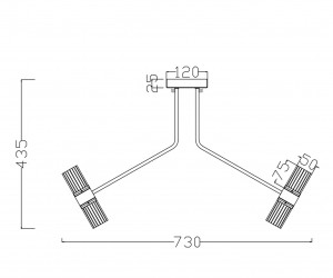 Потолочный светильник Freya FR6038CL-L80B