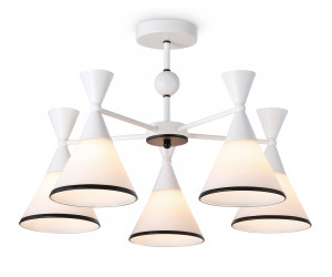 TR3165/5 WH/BK белый/черный E27/5 max 60W D580*380