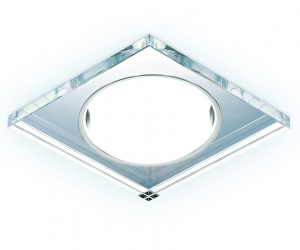 G215 CL/CH/CLD хром/прозрачный GX53+3W(LED COLD)