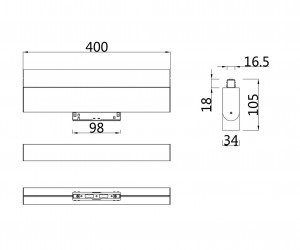 Трековый светильник Technical TR013-2-20W4K-B
