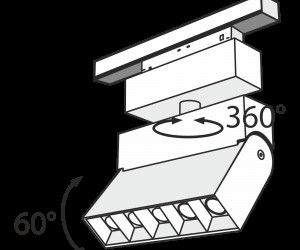 Трековый светильник Technical TR015-2-10W4K-B