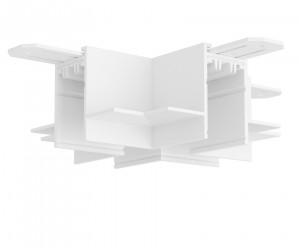 TR2114-WH Коннектор трека SMART для ГКЛ , \&amp;amp;quot;X\&amp;amp;quot; образный, механический , белый