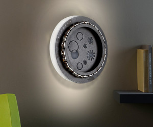 FA273 CF/TI кофе/янтарь LED 3000K+6400K 24W 200*180*50