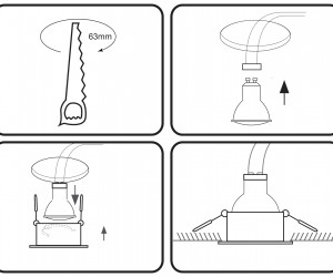 TN210 WH/S белый/песок GU5.3 D68*57