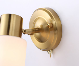 TR3967 BS/FR латунь/белый матовый E27 max 40W 140*80*194