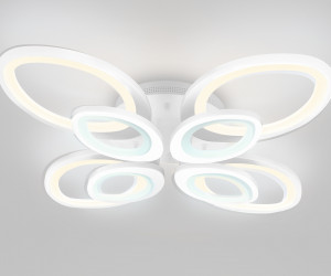 FA4493/4+4 WH белый 134W 3000+6400K/4200K/6400+3000K 620*620*120 (ПДУ ИК)