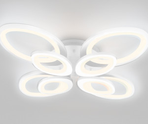 FA4493/4+4 WH белый 134W 3000+6400K/4200K/6400+3000K 620*620*120 (ПДУ ИК)