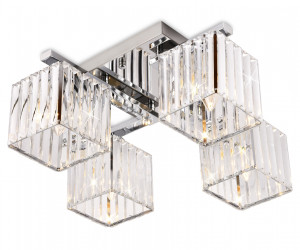 TR5213/4 CH/CL хром/прозрачный E27/4 max 40W 630*630*220