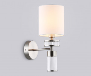 LH71295 SN/WH никель/белый E14 max 40W 210*130*340